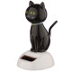 Collectable Lucky Black Cat Solar Powered Pal