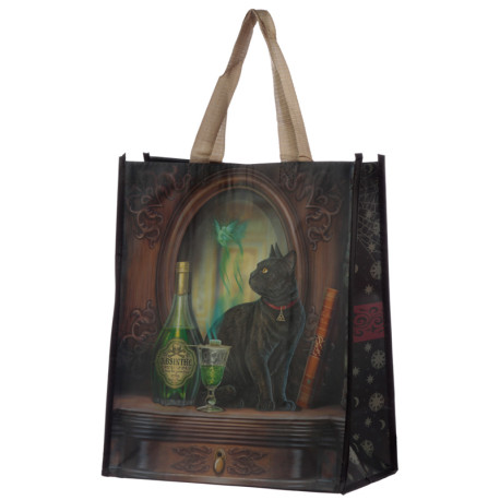 Absinthe Cat Lisa Parker Reusable Shopping Bag