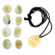 Gemstone Necklace Kit with Assorted Rune Stones