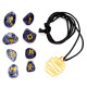 Gemstone Necklace Kit with Assorted Rune Stones