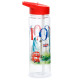 Reusable London Tour 550ml Water Bottle with Flip Straw