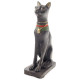 Decorative Black Bast Cat Egyptian Figurine