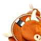 Highland Coo Cow Relaxeazzz Plush Round Travel Pillow &amp; Eye Mask Set