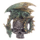 Gothic Dragon Skull Magnet