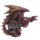 Gothic Dragon Skull Magnet