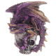 Gothic Dragon Skull Magnet