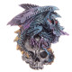 Gothic Dragon Skull Magnet