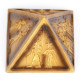 Decorative Gold Egyptian Pyramid Ornament