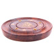 Decorative Sheesham Wood Round Buddha Ashcatcher