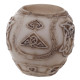 Celtic Skull Head Tea Light Holder