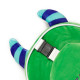 Monstarz Monster Green Relaxeazzz Plush Round Travel Pillow &amp; Eye Mask Set