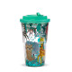 Zooniverse Shatter Resistant Double Walled Cup with Lid and Straw