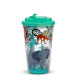 Zooniverse Shatter Resistant Double Walled Cup with Lid and Straw