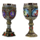 Decorative Celtic Painted Effect Dragon Goblet (Bulk Packaging)