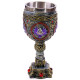 Decorative Celtic Painted Effect Dragon Goblet (Bulk Packaging)