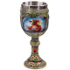 Decorative Celtic Painted Effect Dragon Goblet (Bulk Packaging)