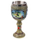 Decorative Celtic Painted Effect Dragon Goblet (Bulk Packaging)