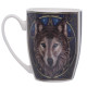 Fantasy Wolf Head Design Porcelain Mug