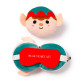 Christmas Elf Relaxeazzz Plush Round Travel Pillow &amp; Eye Mask Set