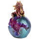 Geode Egg LED Baby Dragon Figurine