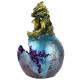 Geode Egg LED Baby Dragon Figurine