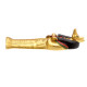 Decorative Gold Egyptian Anubis Sarcophagus Trinket Box