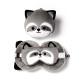 Raccoon Relaxeazzz Plush Round Travel Pillow &amp; Eye Mask Set