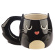 Cute Ceramic Black Cat Mug