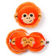 Relaxeazzz Travel Pillow &amp; Eye Mask - Adoramals Orangutan