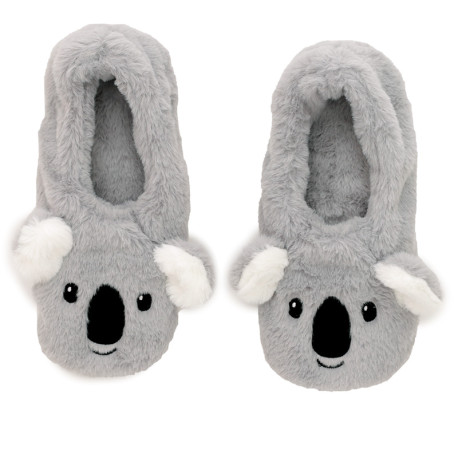 Toesties Heat Wheat Pack Warmer Slippers - Koala