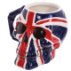 Ceramic Shaped Head Mug - UK Flag Skull