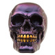 Gothic Metallic Skull Decoration