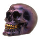 Gothic Metallic Skull Decoration