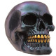 Gothic Metallic Skull Decoration