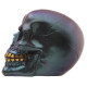 Gothic Metallic Skull Decoration