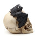 Gothic Skull Decoration - Skull Head with Bat