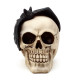 Gothic Skull Decoration - Skull Head with Bat