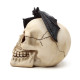 Gothic Skull Decoration - Skull Head with Bat