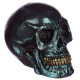 Gothic Iridescent Skull Ornament