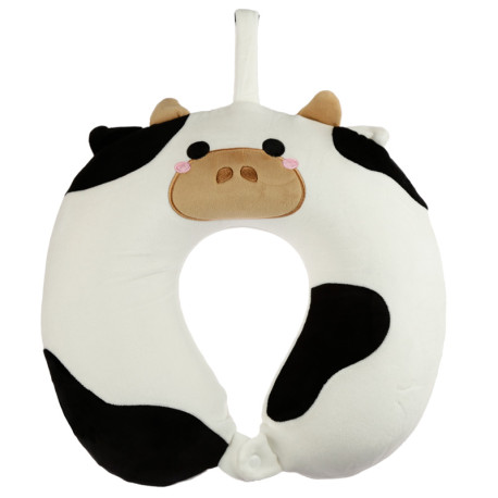 Cow Relaxeazzz Plush Memory Foam Travel Pillow