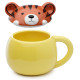 Peeping Lid Ceramic Lidded Animal Mug - Adoramals Tiger