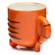 Novelty Upside Down Ceramic Mug - Adoramals Tiger