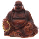 Mini Wood Effect Collectable Buddha in a Bag Figurine