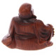 Mini Wood Effect Collectable Buddha in a Bag Figurine