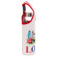 Reusable 500ml Glass Water Bottle with Protective Neoprene Sleeve - London Icons