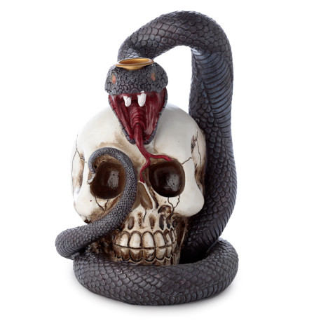 Backflow Incense Burner - Snake and Skull