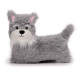 Microwavable Plush Wheat and Lavender Heat Pack - Schnauzer Dog