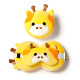 Giraffe Relaxeazzz Plush Round Travel Pillow &amp; Eye Mask Set