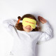 Tiger Relaxeazzz Plush Round Travel Pillow &amp; Eye Mask Set