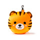 Tiger Relaxeazzz Plush Round Travel Pillow &amp; Eye Mask Set